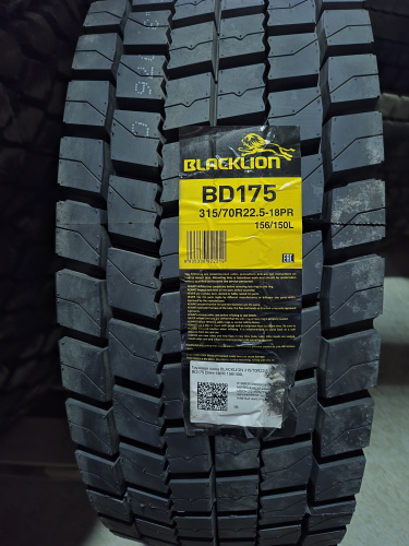 Шина 315/70R22.5 BD175 Drive 156/150L TL BLACKLION